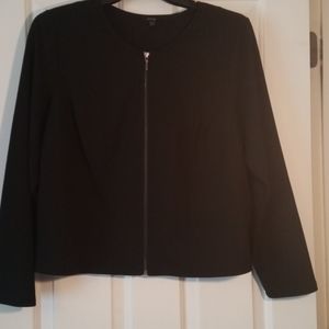 Apt. 9 Cropped cotton ribbed jacket